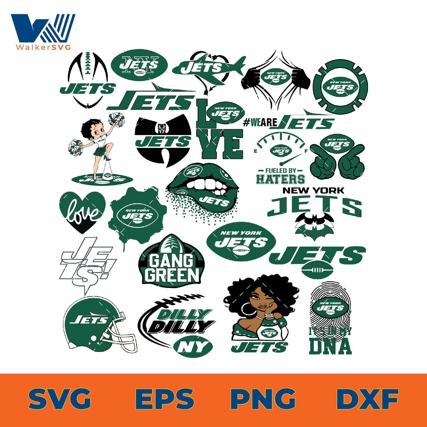 New York Jets SVG Bundle
