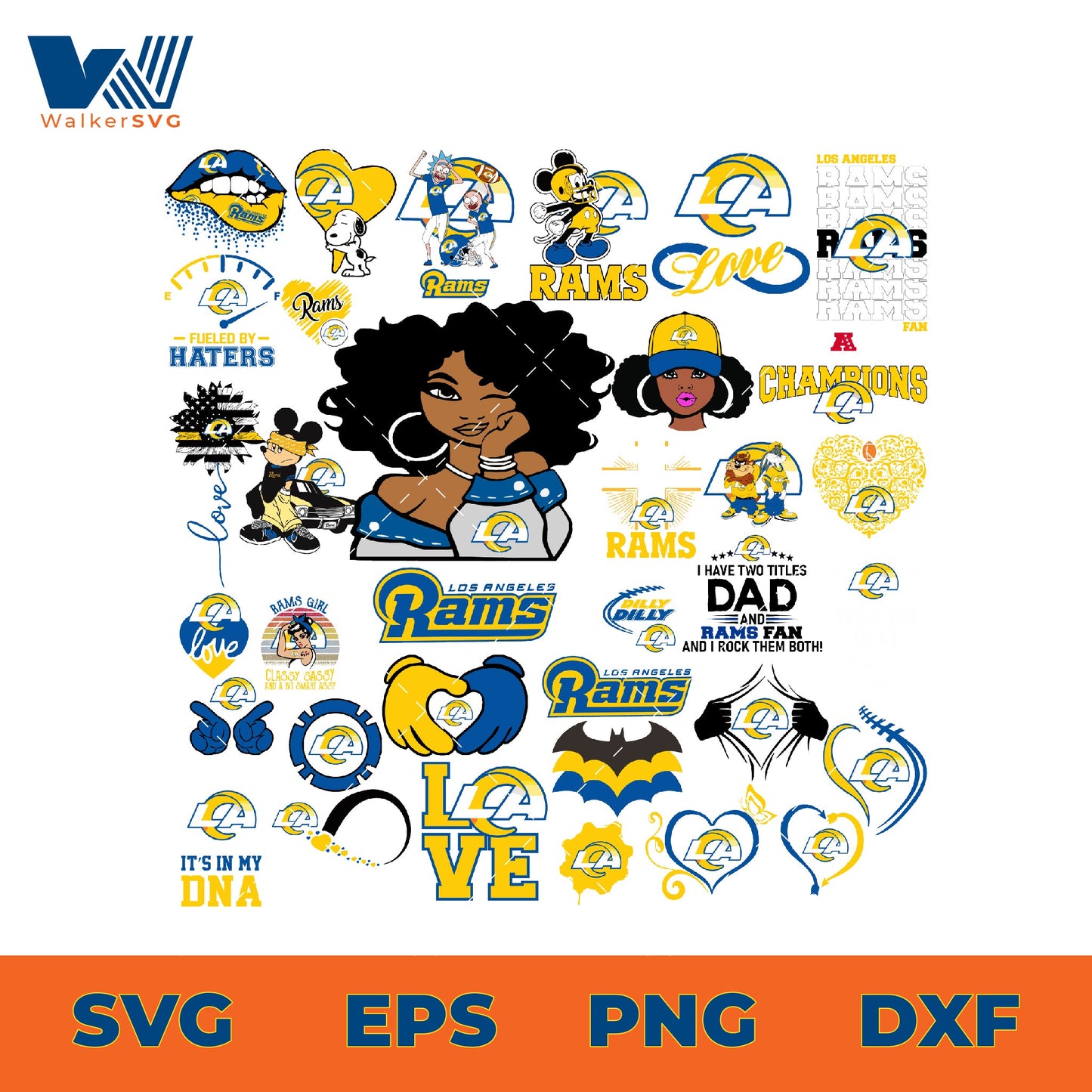 Los Angeles Rams SVG Bundle