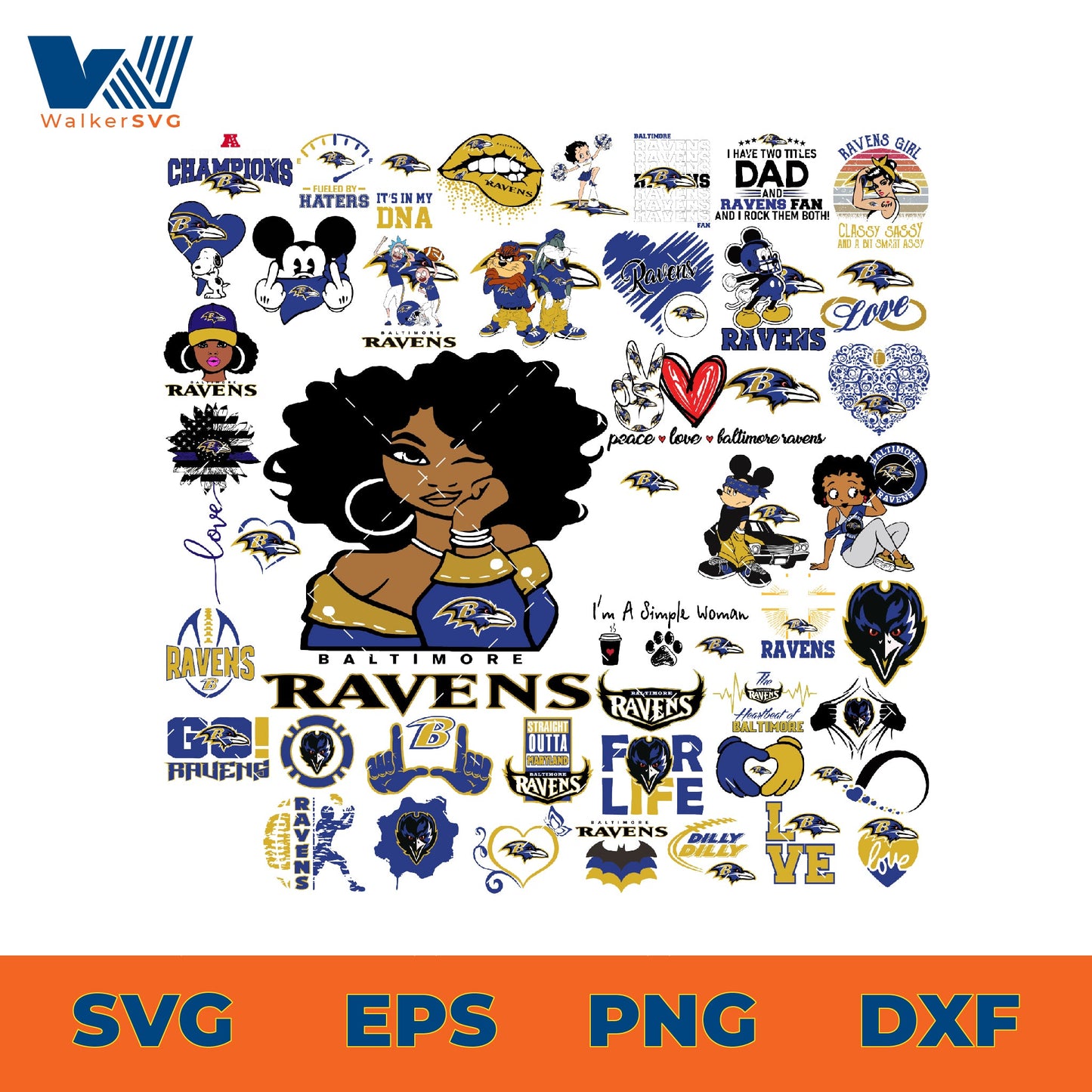 Baltimore Ravens SVG Bundle