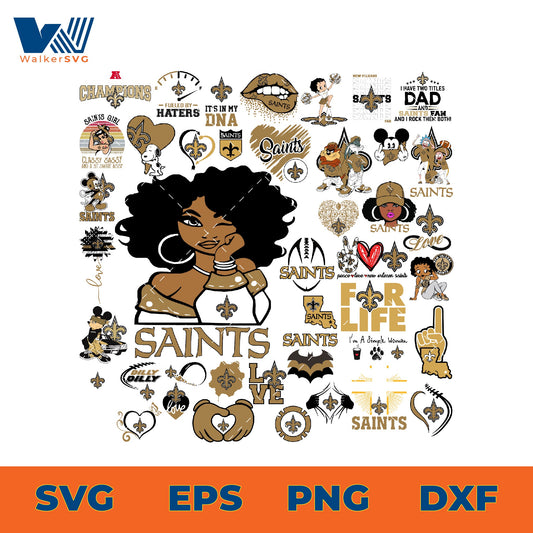New Orleans Saints SVG Bundle