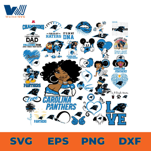 Carolina Panthers SVG Bundle