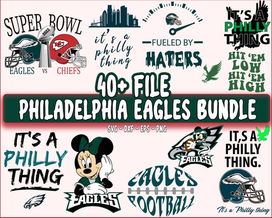 Philadelphia-Eagles SVG , 40+ file Philadelphia-Eagles SVG Bundle , NFL SVG , Philadelphia-Eagles svg dxf eps png , digital download, cricut, file cut