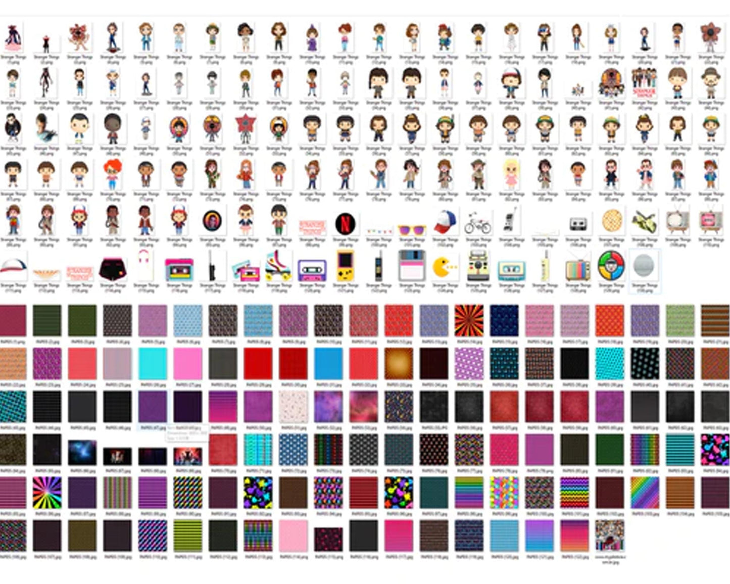 ultimate stranger things bundle  svg , dxf, eps, png,  Cricut , File cut , Vector file , Silhouette Digital Dowload