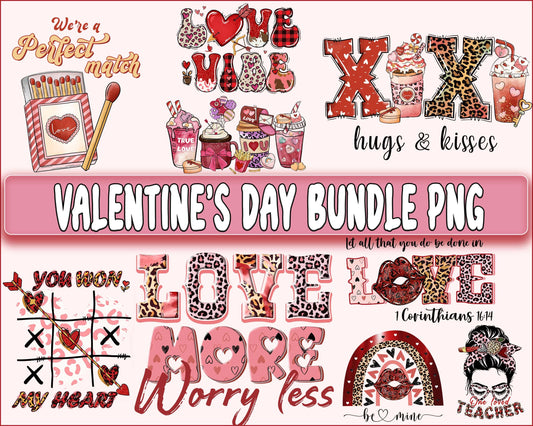 Valentine's day bundle PNG ,Messy , Raibow ,Skeleton ,coffee valentine's day PNG, Valentines Day Sublimation ,Love  , Heart valentine's day sublimation, Digital Download, Instant Download