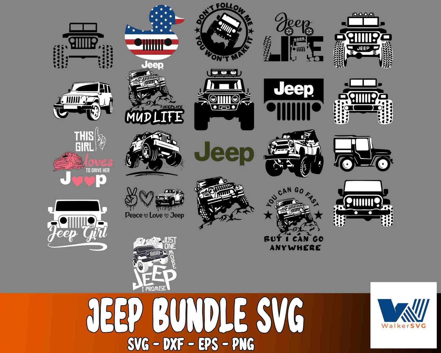 bundle jeep SVG ,jeep svg, file cut , for Cricut, Silhouette , digital download