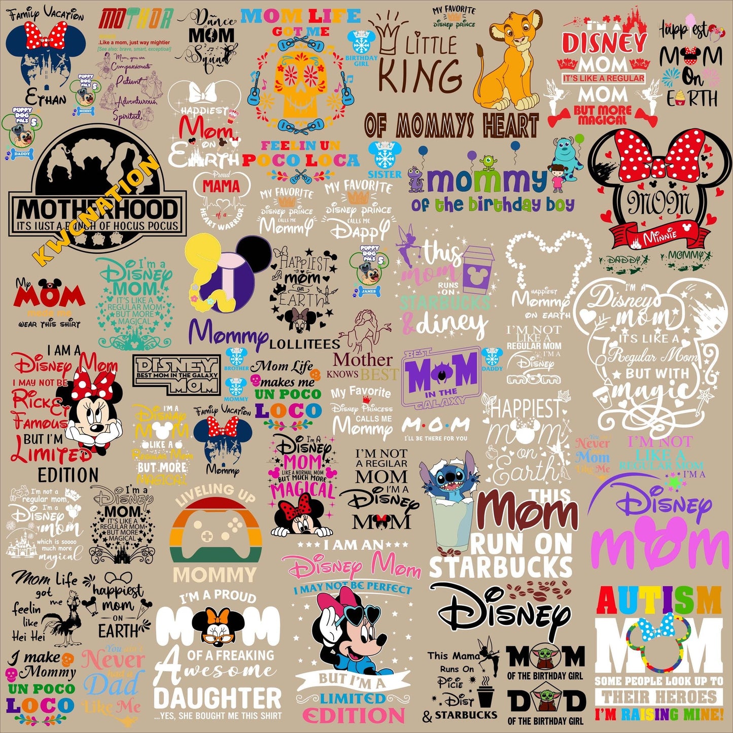 Mom SVG Bundle - 5000+ files Mom SVG, EPS, PNG, DXF for Cricut, Silhouette