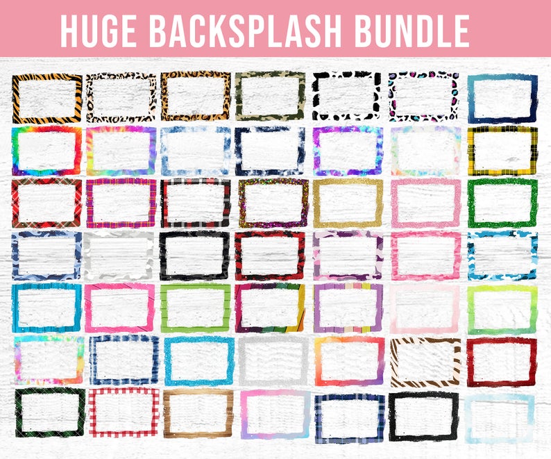 Splash Background PNG Bundle - 200+ files Splash Background PNG for Cricut, Silhouette