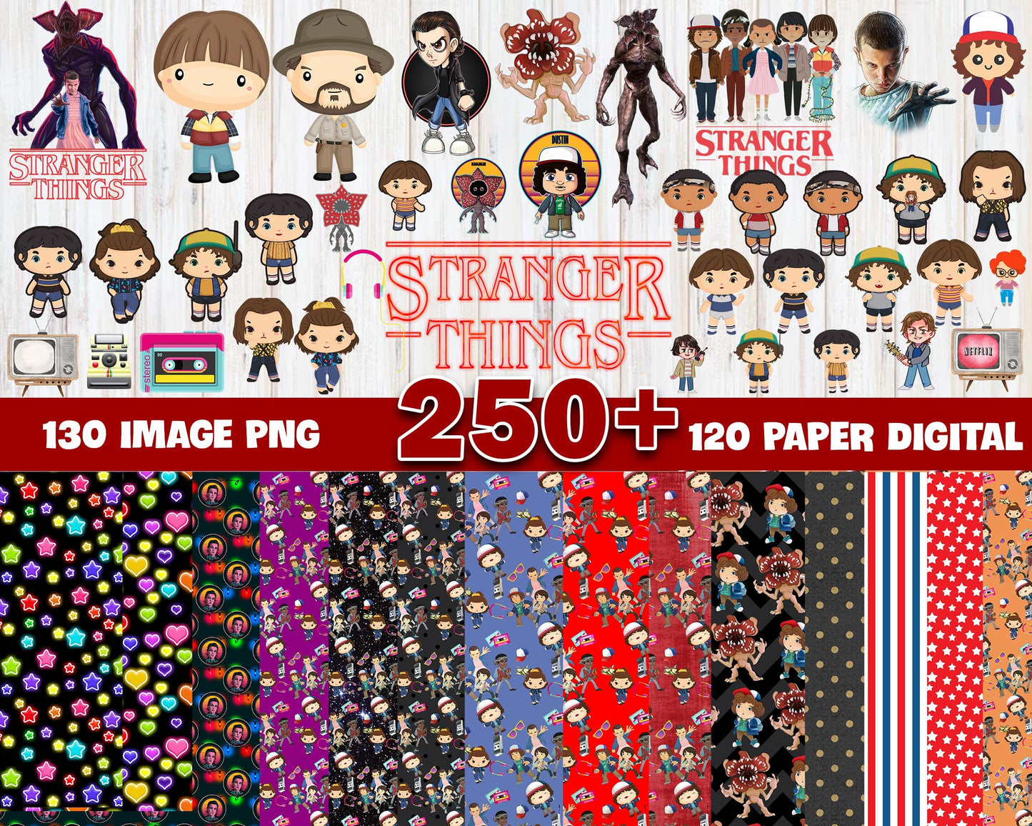 ultimate stranger things bundle  svg , dxf, eps, png,  Cricut , File cut , Vector file , Silhouette Digital Dowload