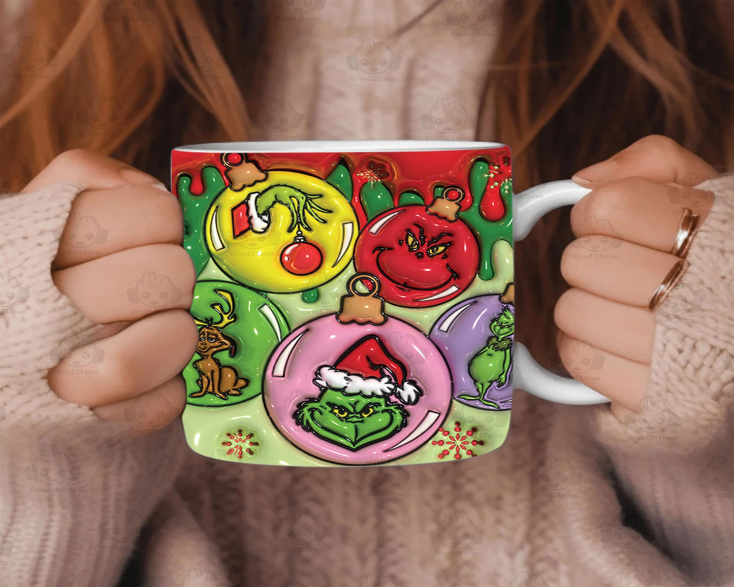 100+ 3D Inflated Cartoon Movie Xmas 11oz Mug Wrap Png Bundle, Christmas Character 11oz Mug Design Png, Digital Download ,Instant Download