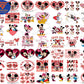 100+ Cartoon Valentine Png Bundle, Valentine Mouse Story Png Bundle, Be My Valentine Png, for Cricut, Silhouette, digital download