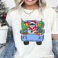 10 Files CUSTOM Car Truck Christmas Name Holder Png Bundle, Make your Own Name, Green Cartoon Kids Shirt Design, Digital Download ,Instant Download