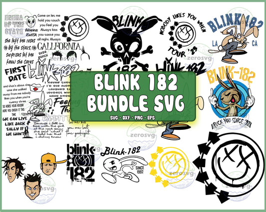 10+ file Blink 182 png, Blink 182 bundle svg,Blink 182 World Tour 2023 Svg Png Dxf Eps , cricut , file cut , Silhouette, Digital Dowload