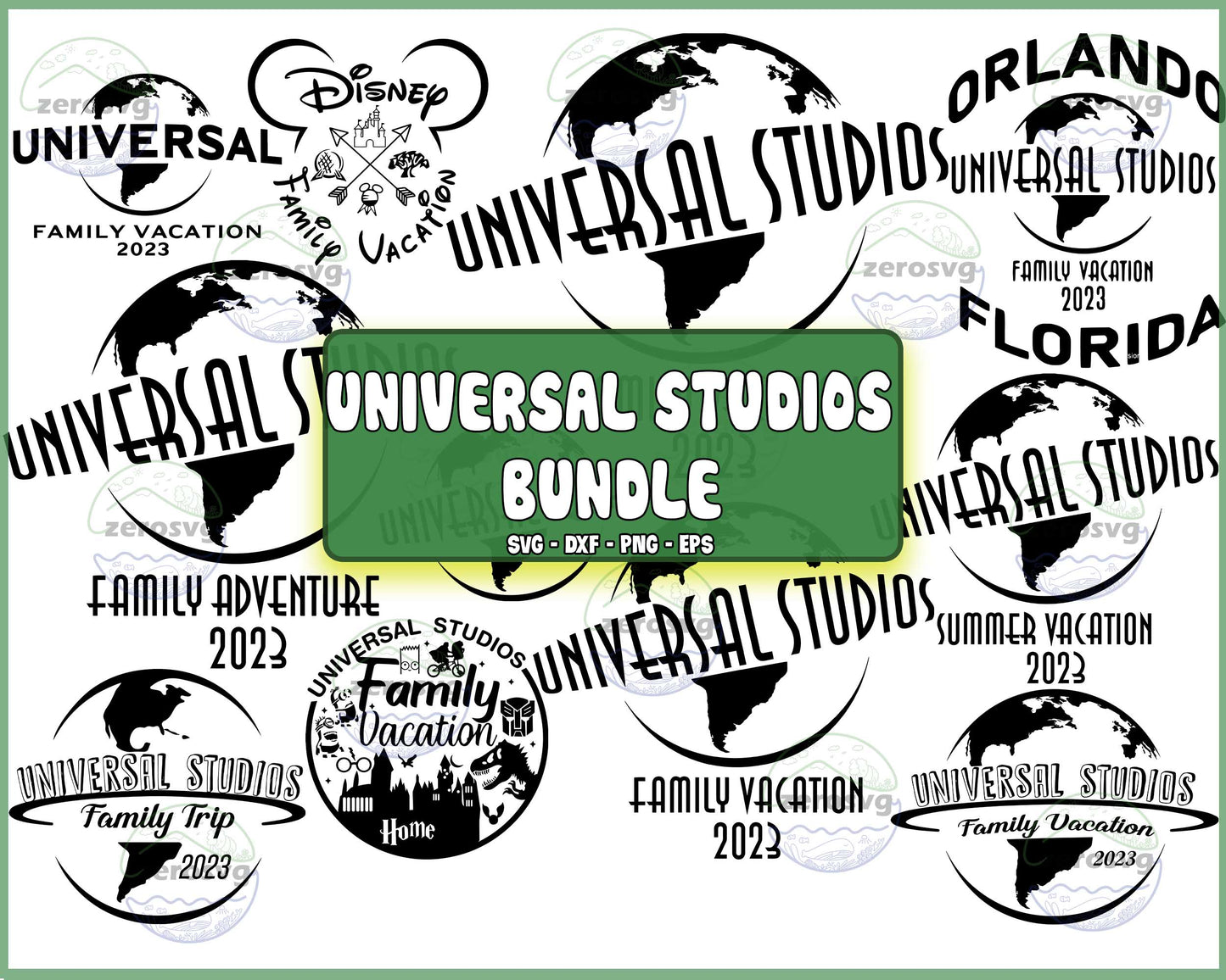 10+ file Universal Studios png, Family Vacation Svg File, Vacation 2023 Svg Png Dxf Eps , cricut , file cut , Silhouette, Digital Dowload