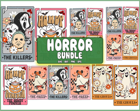 10 file Halloween Tarot Card Png Bundle svg, Retro Halloween Png, Spooky Season Png, Summer Halloween Png, Horror SVG DXF EPS PNG, bundle halloween  Cutting Image, File Cut , Digital Download, Instant Download