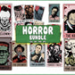 10 file Horror Characters svg, Retro Halloween Characters Tarot Card SVG, Retro Halloween Png, Horror SVG DXF EPS PNG, bundle halloween  Cutting Image, File Cut , Digital Download, Instant Download