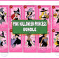 10 file Pink halloween princess bundle png, Pink princess PNG , Digital Download ,Instant Download