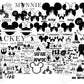 Disney SVG Bundle - 128+ file Disney bundle SVG, EPS, PNG, DXF for Cricut, Silhouette, digital download