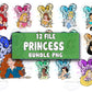Princess  Bundle PNG - 12+ file Princess Bundle PNG, Princess png ,  for Cricut, Silhouette, digital download