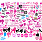 130+ file Barbie SVG, bundle Barbie PNG, Barbie clipcut, SVG, EPS, PNG, DXF for Cricut, Silhouette, digital download