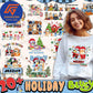 20+ file Christmas Cartoon Shirt Design Png Bundle, Blue Dog Family Holiday Png,  for Cricut, Silhouette, digital download, file cut