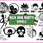 20+ file Rick and morty svg , rick and morty bundle Svg Png Dxf Eps , cricut , file cut , Silhouette, Digital Dowload