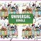 4 file Universal Birthday Squad bundle PNG , bundle halloween  Cutting Image, File Cut , Digital Download, Instant Download