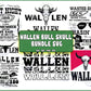 6 file Retro Wallen Bull Skull Bundle svg , Country Western Png, Wallen PNG, Svg Png Dxf Eps , cricut , file cut , Silhouette, Digital Dowload