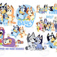 Bluey Bundle PNG - 9+ file  Bluey bundle png, Bluey png ,  for Cricut, Silhouette, digital download