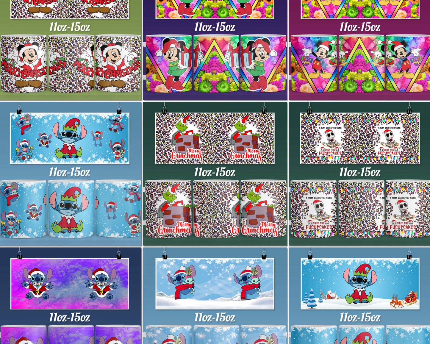 25+ file Grinch MUG TEMPLATE, Christmas coffee mug wrap PNG , Designs 20 oz sublimation, Bundle Design Template for Sublimation, Digital Download ,Instant Download