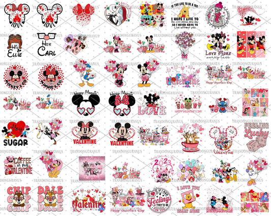200+ Mega Bundle Valentine Designs, Happy Valentine Png, Conversation Hearts, Bundle Happy Valentine's Day Png , Digital Download ,Instant Download