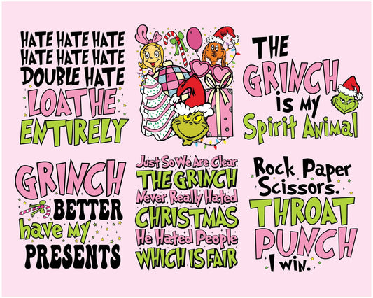 Retro Christmas PNG Bundle, pink Christmas png, Retro Christmas , Digital Download ,Instant Download