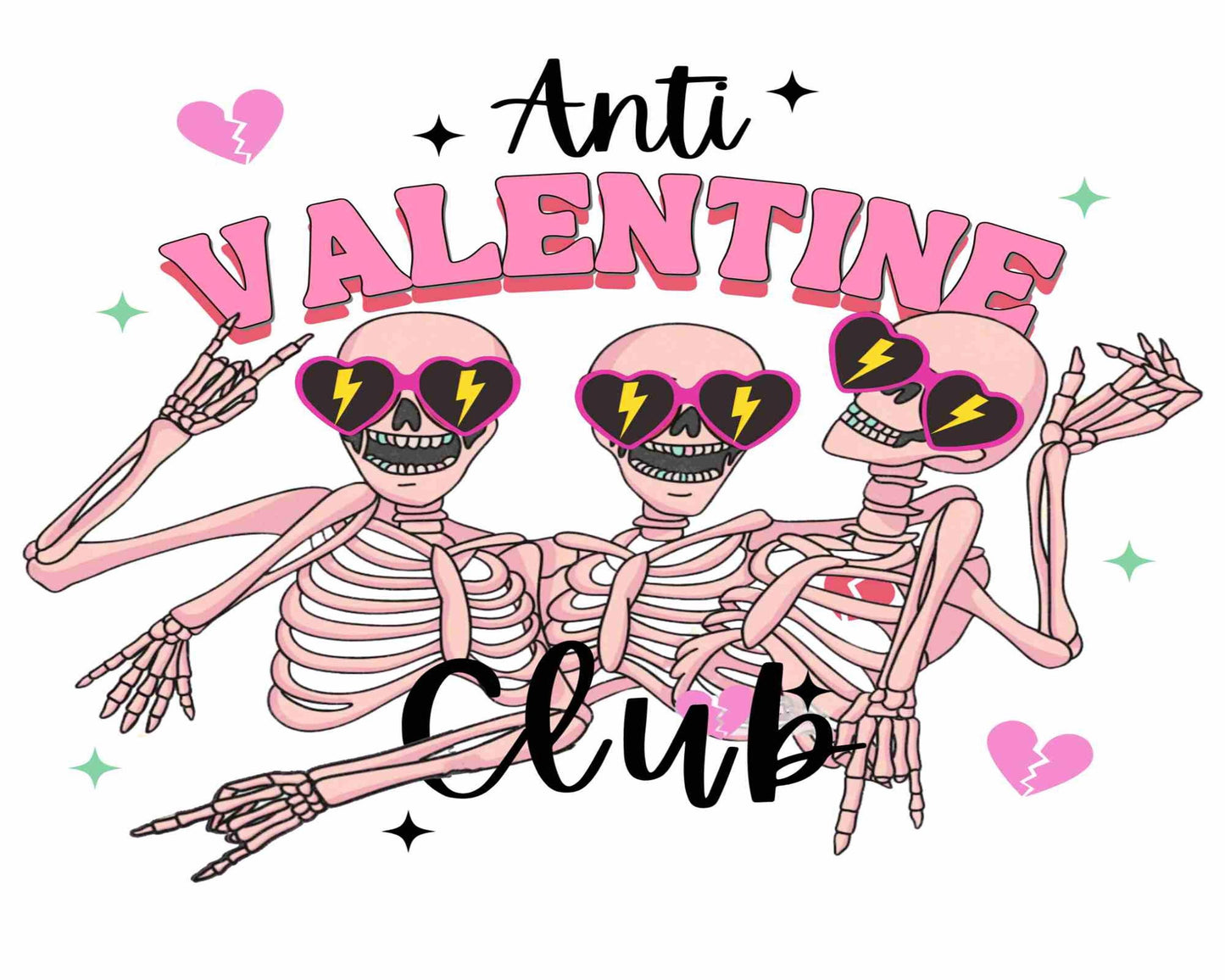 Anti Valentine Club bundle PNG | Funny Valentine's png | Valentine's Day | Sublimation Design | Digital Download ,Instant Download