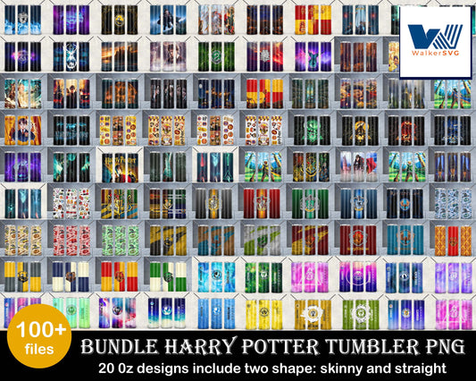 100+ Tumbler Harry potter Bundle, Harry potter png, Sublimation Tumbler bundle, 20oz skinny Tumbler Bundle