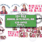 13+ file Running On Ms Rachel And Iced Coffee bundle svg,dxf,png, cricut , file cut , Silhouette, Digital Dowload