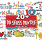 20+ file  Dr seuss svg bundle svg, cat in the hat bundle svg, the Lorax bundle svg, green eggs and ham bundle SVG, EPS, PNG, DXF , cricut , file cut, for Cricut, Silhouette , digital download, Instant Download