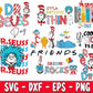 20+ file dr seuss Bundle SVG, Dr. seuss Retro, Dr.seuss book svg, Dr. seuss SVG, EPS, PNG, DXF , cricut , file cut, for Cricut, Silhouette , digital download, Instant Download