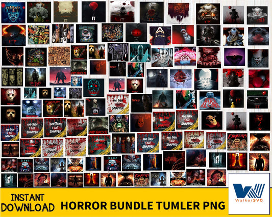 Huge Horror Designs Tumbler Bundle PNG , 250+file horror bundle tumbler  PNG , 20oz tumbler wrap, Full Tumbler Wrap, Digital Instant Download ,Sublimation Tumbler bundle, 20oz skinny Tumbler Bundle