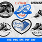 Chucks & Pearls SVG Bundle - 100+ files Chucks & Pearls SVG, EPS, PNG, DXF for Cricut, Silhouette