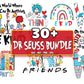 30+ file Dr Seuss Bundle svg,Green Eggs and Ham,Cat in The Hat Svg,Kids Svg,Teacher SVG, EPS, PNG, DXF , cricut , file cut, for Cricut, Silhouette , digital download, Instant Download