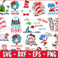 30+ file Dr seuss bundle svg , cat in the hat bundle svg, Dr seuss SVG, EPS, PNG, DXF , cricut , file cut, for Cricut, Silhouette , digital download, Instant Download