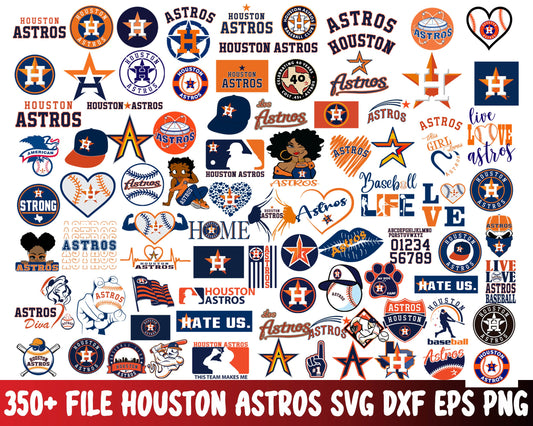 350+Houston-Astros bundle svg dxf eps png file, MLB Svg, MLB Svg, Png, Dxf, Sport Instant Download, for Cricut, Silhouette