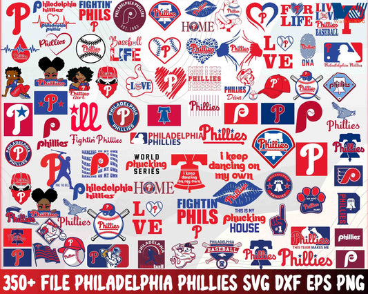 350+ Philadelphia-Phillies bundle svg dxf eps png file, MLB Svg, MLB Svg, Png, Dxf, Sport Instant Download, for Cricut, Silhouette
