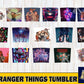 stranger things tumbler Designs Bundle PNG, Hellfire Club png, High Quality, Designs 20 oz sublimation, Bundle Design Template for Sublimation