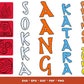 The Last Airbender SVG Bundle - 100+ files The Last Airbender SVG, EPS, PNG, DXF for Cricut, Silhouette