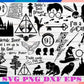 Harry Potter SVG Bundle - 5000+ files Harry Potter SVG, EPS, PNG, DXF , File cut , for Cricut, Silhouette , Digital download, Instant Download