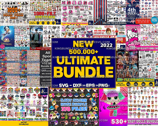 500.000+ file The Bestseller SVG Bundles - The ultimate giga bundle SVG DXF EPS PNG - NEW 2020 Bundle SVG - cricut - file cut - Silhouette - digital download