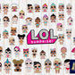 Lol dolls PNG, 500+ file lol dolls PNG, Bundle lol dolls png, Beautiful Doll Png, baby dolls clipart set vector, New Doll Svg, Cricut , File cut , Vector file , Silhouette Digital Dowload