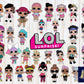 Lol dolls PNG, 500+ file lol dolls PNG, Bundle lol dolls png, Beautiful Doll Png, baby dolls clipart set vector, New Doll Svg, Cricut , File cut , Vector file , Silhouette Digital Dowload