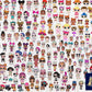 Lol dolls PNG, 500+ file lol dolls PNG, Bundle lol dolls png, Beautiful Doll Png, baby dolls clipart set vector, New Doll Svg, Cricut , File cut , Vector file , Silhouette Digital Dowload