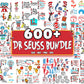 Dr Seuss SVG Bundle - 600+ files Dr Seuss SVG, EPS, PNG, DXF , bundle dr seuss svg, cat in the hat, the lorax svg, thing 1 thing 2, peace love reading for Cricut, Silhouette